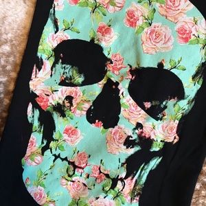 π¨Saleπ¨Womenβs Empyre Rose Printed Skull